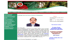 Desktop Screenshot of bangladeshconsulatela.com