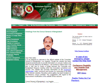Tablet Screenshot of bangladeshconsulatela.com